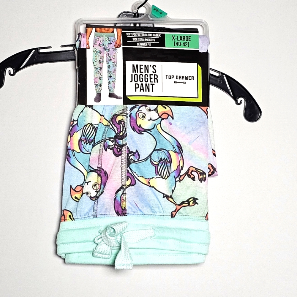 Top drawer toucan bird jogger pajamas size xl nwt